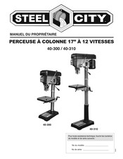 Steel City 40-300 Manuel Du Propriétaire