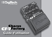DigiTech Chorus Factory CF-7 Guide D'utilisation