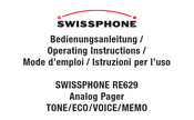 SwissPhone RE629 Mode D'emploi