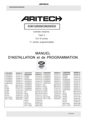 Aritech CD6102S33 Manuel D'installation Et De Programmation