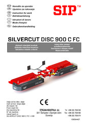 Sip SILVERCUT DISC 900 C FC Mode D'emploi