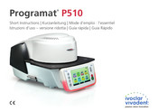 Ivoclar Vivadent Programat P510 Mode D'emploi