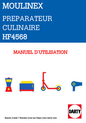 Moulinex CLICKCHEF HF456810 Manuel D'utilisation