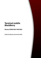 Blackberry CDMA 800 Guide De L'utilisateur