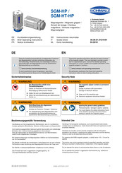 schmalz SGM-HP 20 Notice D'utilisation