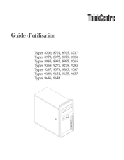 ThinkCentre 8717 Guide D'utilisation