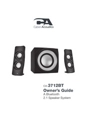 Cyber Acoustics CA-3712BT Mode D'emploi