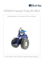 Bohle VERIBOR BO 680.0 Instructions D'utilisation