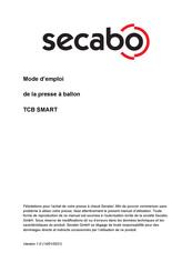 Secabo TCB SMART Mode D'emploi