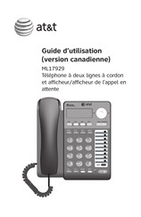 AT&T ML17929 Guide D'utilisation