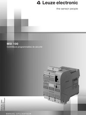 Leuze electronic MSI 100 Manuel Utilisateur