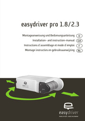 easydriver PRO 1.8 Instructions D'assemblage Et Mode D'emploi