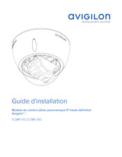 Avigilon 8.0MP-HD-DOME-180 Guide D'installation