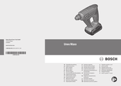 Bosch Uneo Maxx Notice Originale