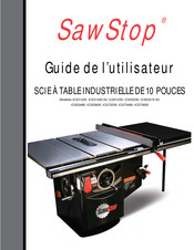 SawStop ICS53600 Guide De L'utilisateur