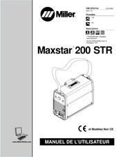 Miller Maxstar 200 STR Manuel De L'utilisateur