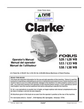 IVIE Clarke Focus L38 WB Manuel De L'utilisateur
