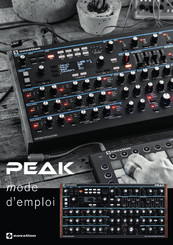 Novation Peak Mode D'emploi