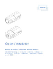 Avigilon 1.3L-H3-B2 Guide D'installation
