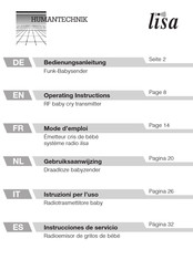 HumanTechnik lisa A-2468-0 Mode D'emploi