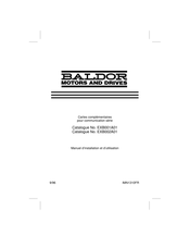 Baldor EXB002A01 Manuel D'installation Et D'utilisation