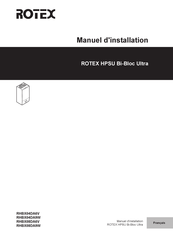 Rotex HPSU Bi-Bloc Ultra RHBX04DA9W Manuel D'installation