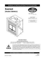 Osburn Everest OB04015 Manuel D'installation Et D'utilisation