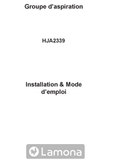 Lamona HJA2339 Manuel D'installation & Mode D'emploi