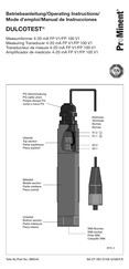 ProMinent DULCOTEST FP 100 V1 Mode D'emploi