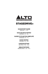 Alto Professional STAGEDRIVE+ Guide D'utilisation Simplifié