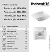 Theben PresenceLight 360A-KNX Série Notice D'utilisation