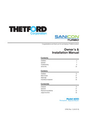 Thetford SANICON 400S Mode D'emploi