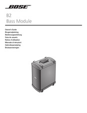 Bose B2 Notice D'utilisation
