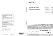 Sony HANDYCAM HDR-CX130E Mode D'emploi