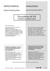 Bulex ThermoMaster HR TOP F 24 E Notice D'installation