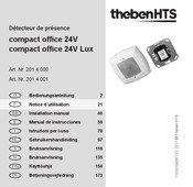 Theben HTS compact office 24V Notice D'utilisation