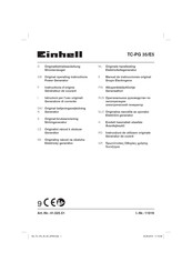 EINHELL TC-PG 35/E5 Instructions D'origine