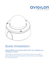 Avigilon 1.3C-H4SL-D-IR Guide D'installation