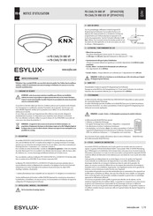 Esylux PD-C360i/24 KNX UP Notice D'utilisation