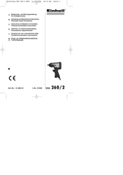 EINHELL 41.389.10 Instructions D'utilisation Et D'entretien