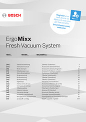 Bosch ErgoMixx MSZV6FS1 Mode D'emploi