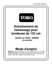 Toro 79452 - 8900001 Mode D'emploi