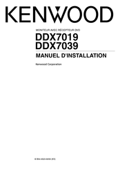 Kenwood DDX7039 Manuel D'installation