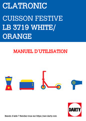 Clatronic LB 3719 Mode D'emploi