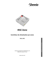 Zennio IRSC Zone Manuel D'utilisation