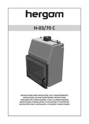 Hergom H-03/70 C Instructions D'installation, D'utilisation Et D'entretien