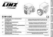 Linz electric E1W13M/4 250DC Mode D'emploi Et D'entretien