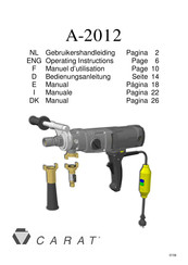 Carat A-2012 Manuel D'utilisation