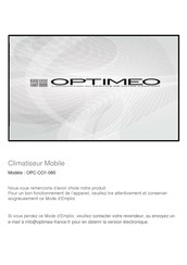 OPTIMEO OPC-CO1-080 Mode D'emploi