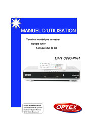 Optex ORT 8990-PVR Manuel D'utilisation